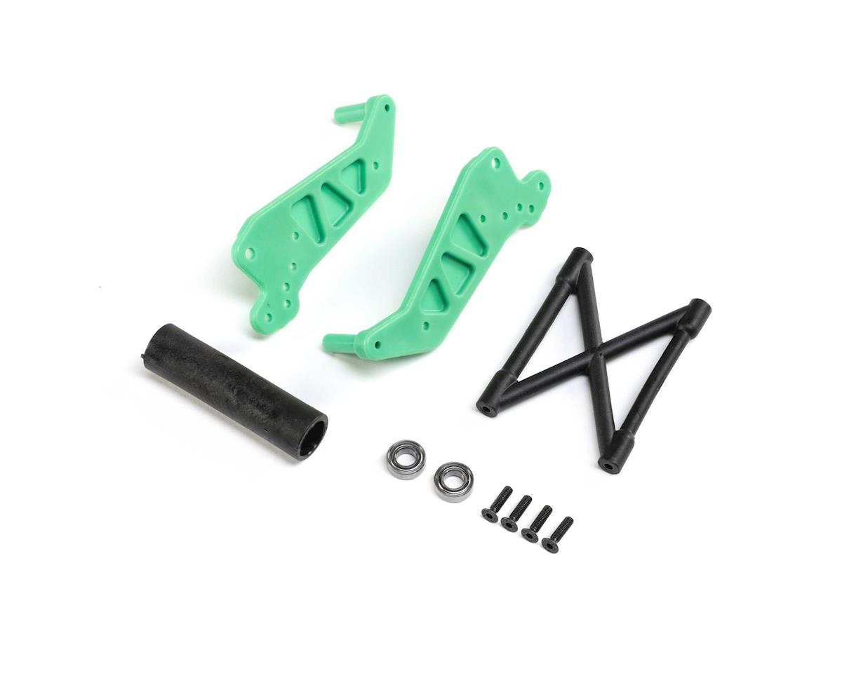 Losi LOS241029 Juego de barra con ruedas, verde: LMT