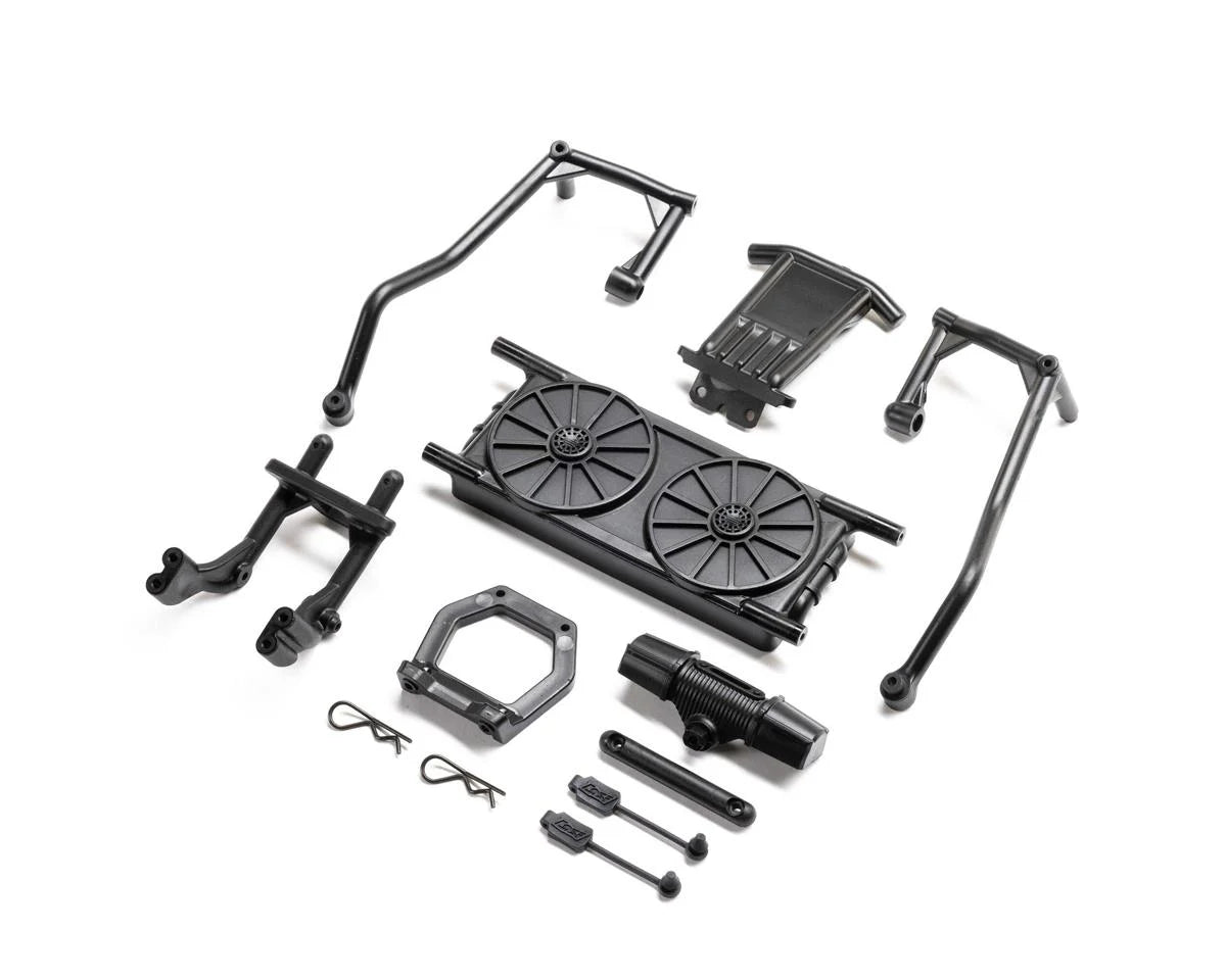Losi LOS251132 8X Super Lasernut Bumper, Body Post