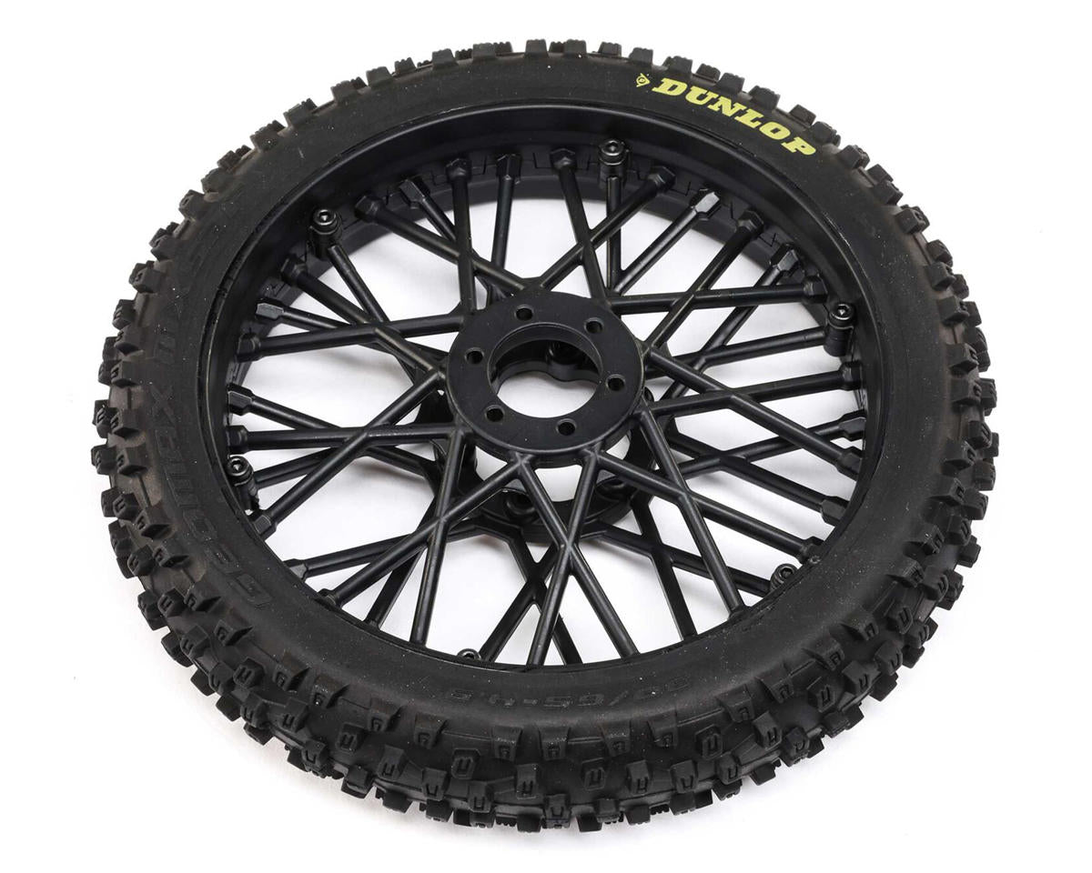 Losi LOS46004 Promoto-MX Dunlop MX53 Pneu avant pré-monté (Noir)