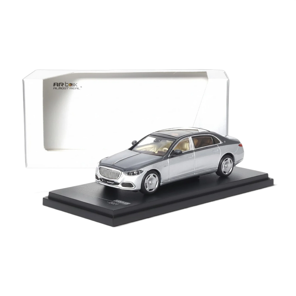 AR BOX Mercedes-Benz Maybach W223 Grey/Hightech Silver 1:64
