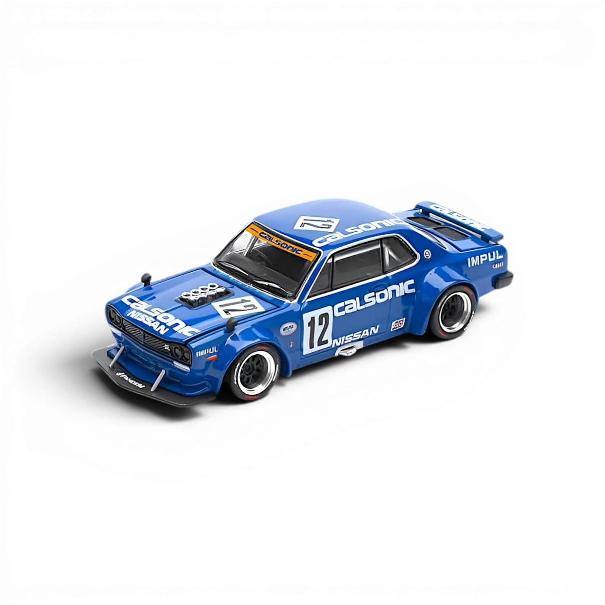 (Pre-Order) PopRace Skyline GT-R V8 Drift (Hakosuka) Calsonic Blue 1:64