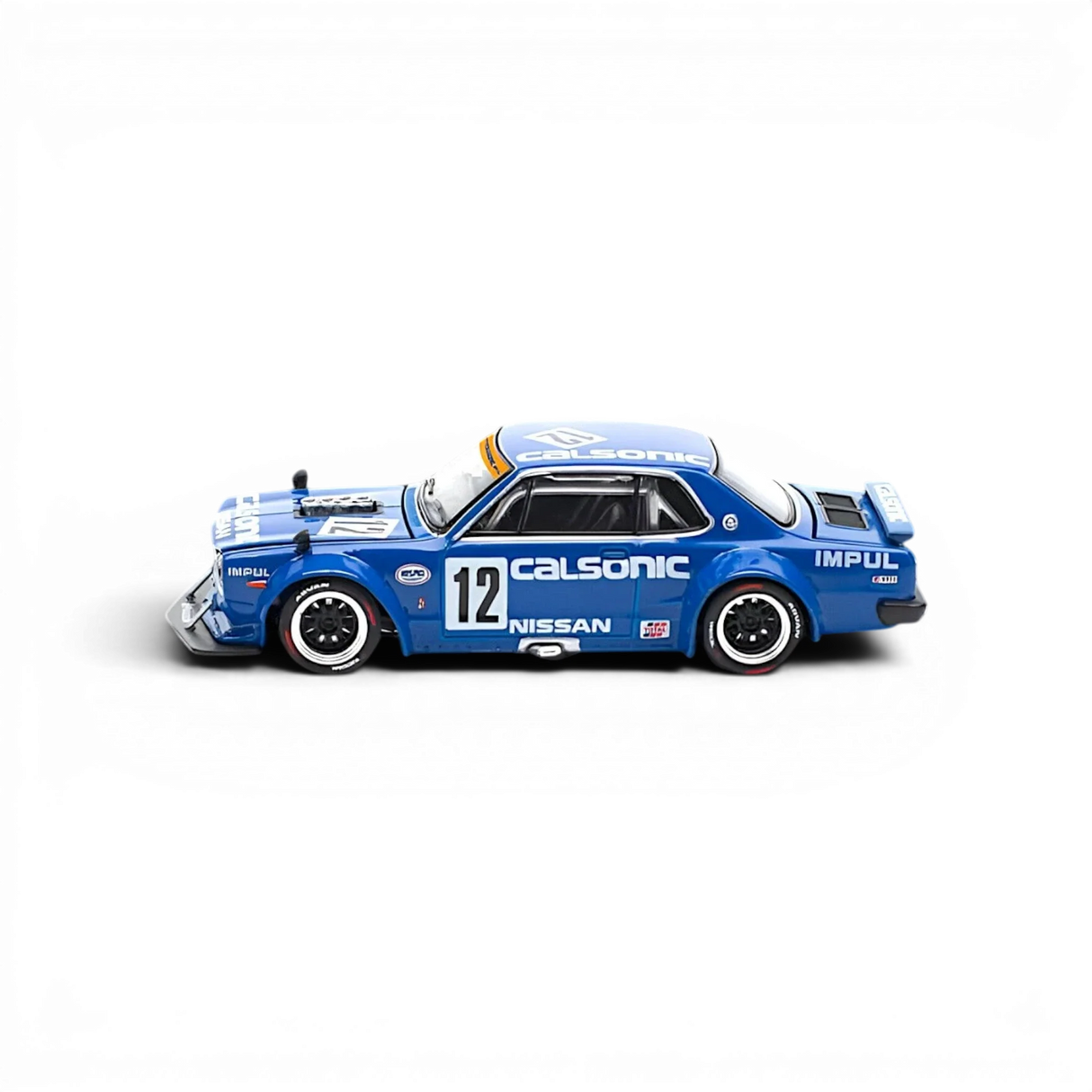 (Pre-Order) PopRace Skyline GT-R V8 Drift (Hakosuka) Calsonic Blue 1:64