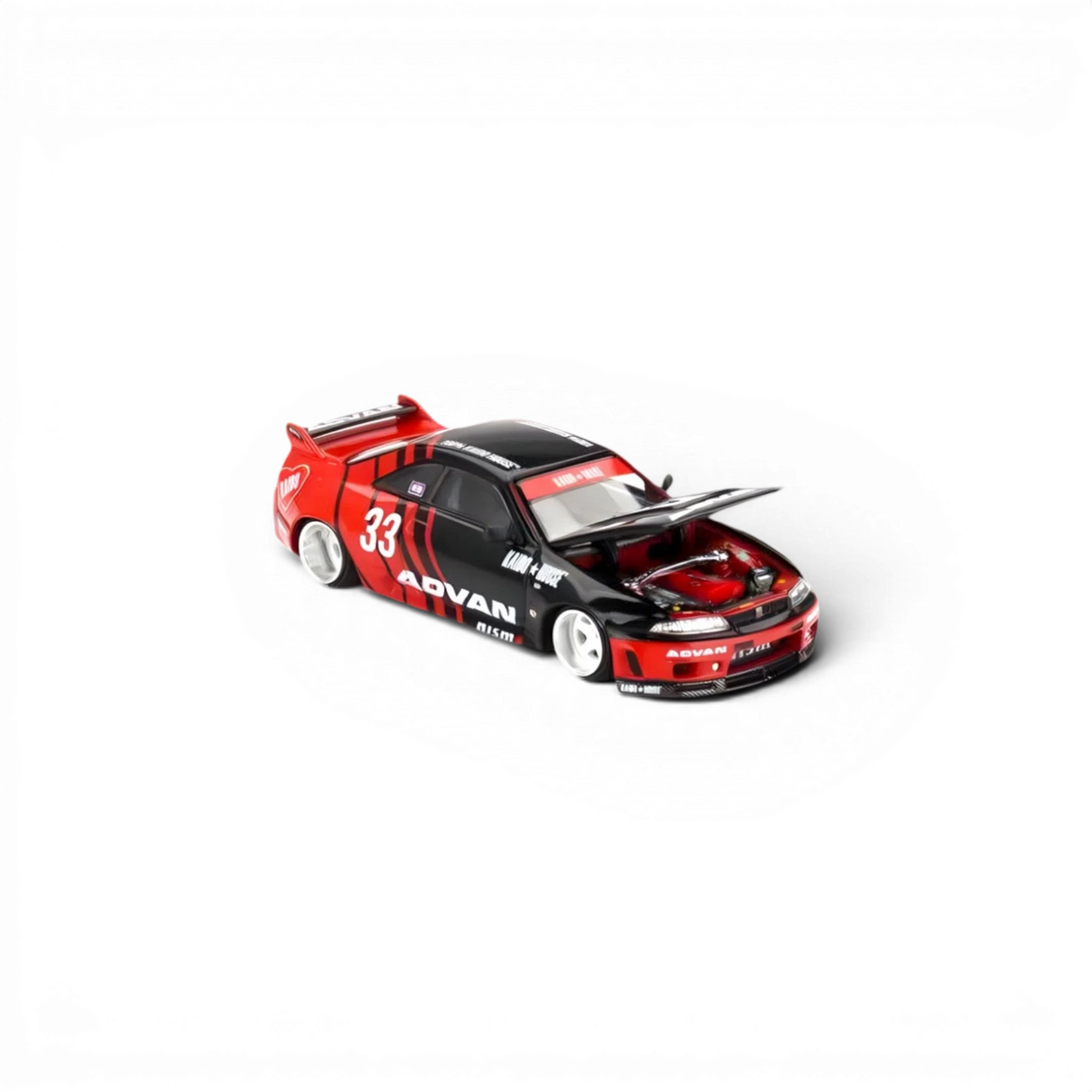 Mini-GT x KAIDO Nissan Skyline GT-R R33 Kaido Works ADVAN 1:64