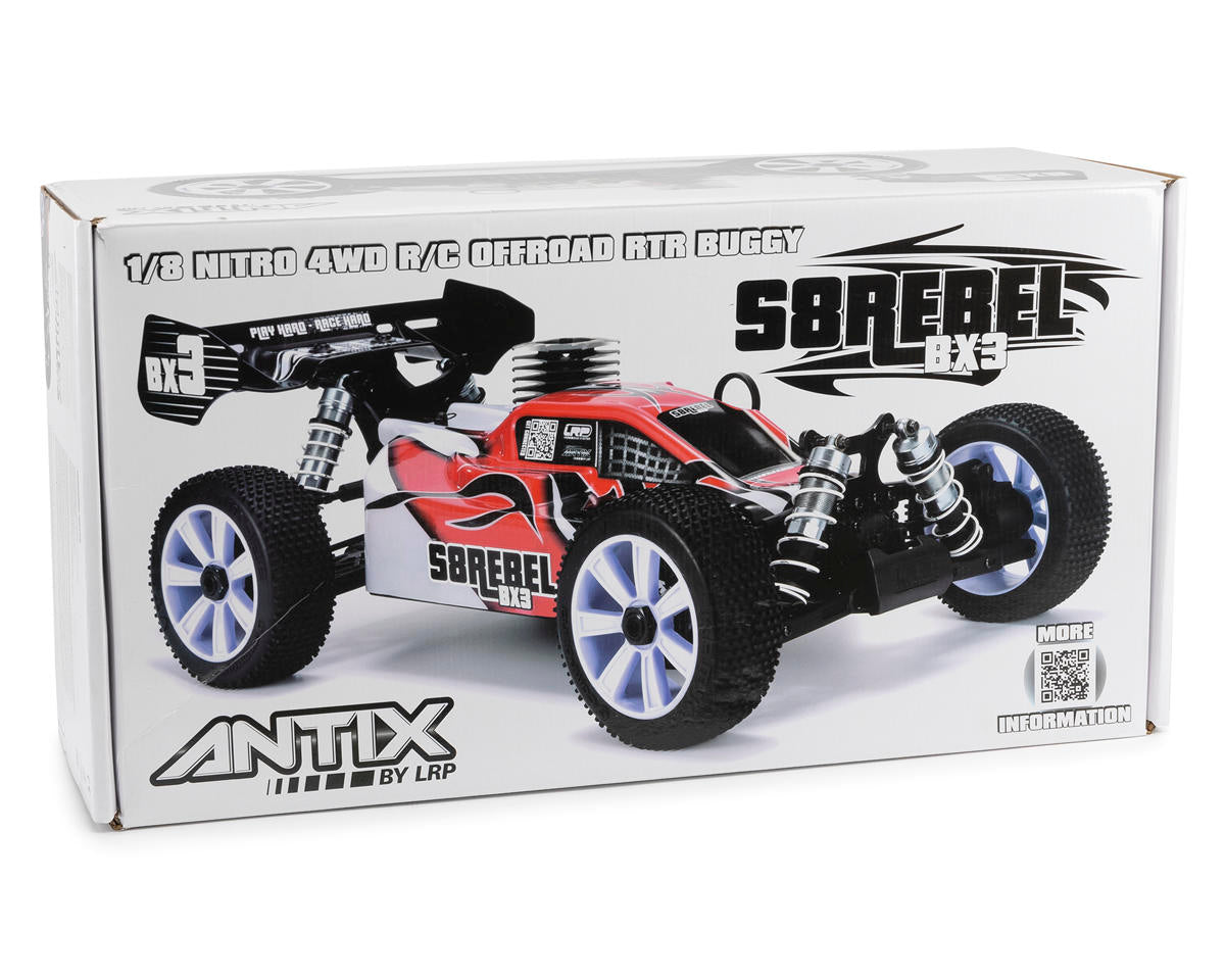 LRP RACING LRP131330 S8 Rebel BX3 1/8 RTR Off Road 4WD Nitro Buggy