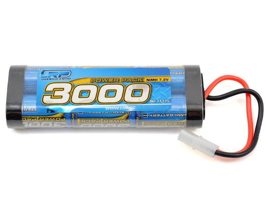 LRP 71115  Pack 6-Cell NiMH Stick Pack Battery w/Tamiya Connector (7.2V/3000mAh)