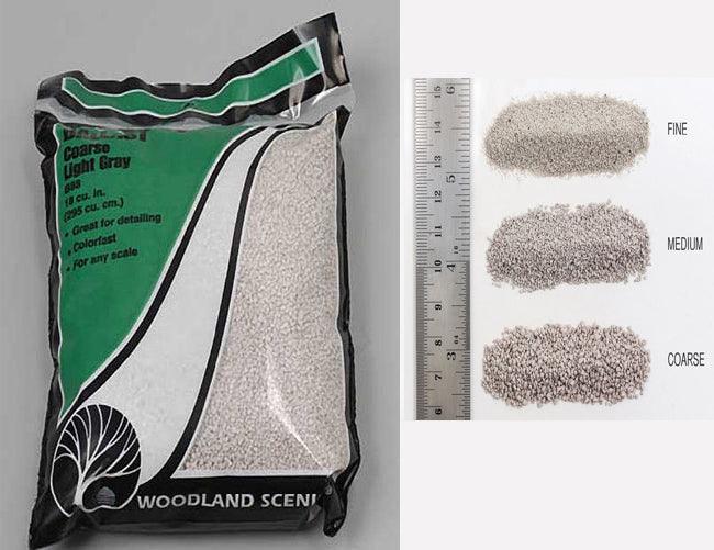 Woodland Scenics B88 Ballast Coarse Light Gray Bag