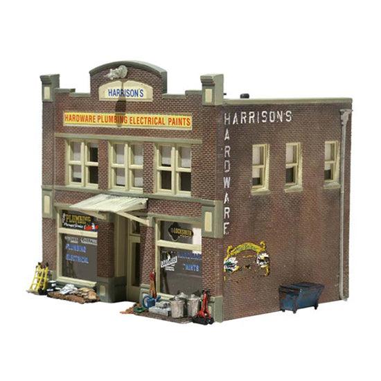 Woodland Scenics BR4921 N Harrison's Hardware Structure Built-&-Ready