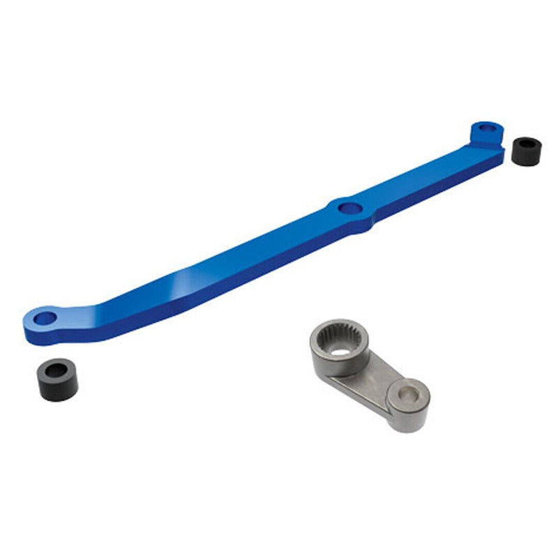 Traxxas 9748-BLUE TRX-4M Aluminum Steering Link w/Metal Servo Horn / Spacers (Blue)