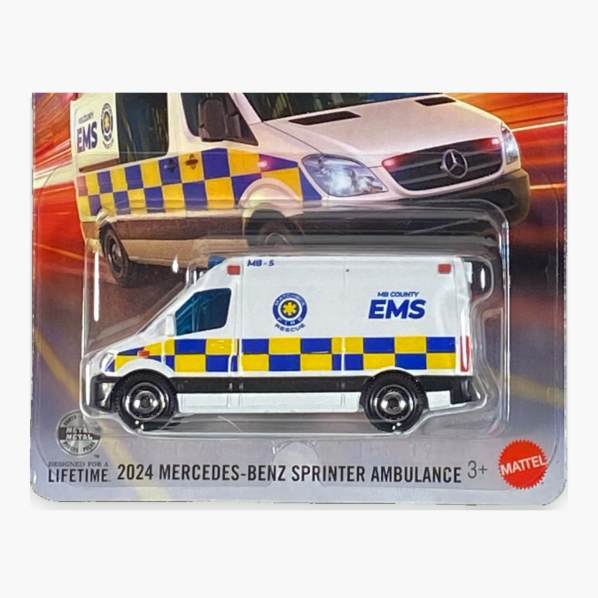 Matchbox 2024 Mercedes-Benz Sprinter Ambulance | Matchbox Series 35/125