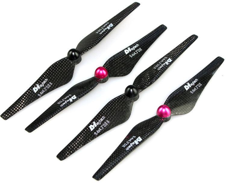 2 Pairs Carbon Fiber Propeller self-lock for DJI Phantom 2 Vision+ Plus 9.4 x 4.3