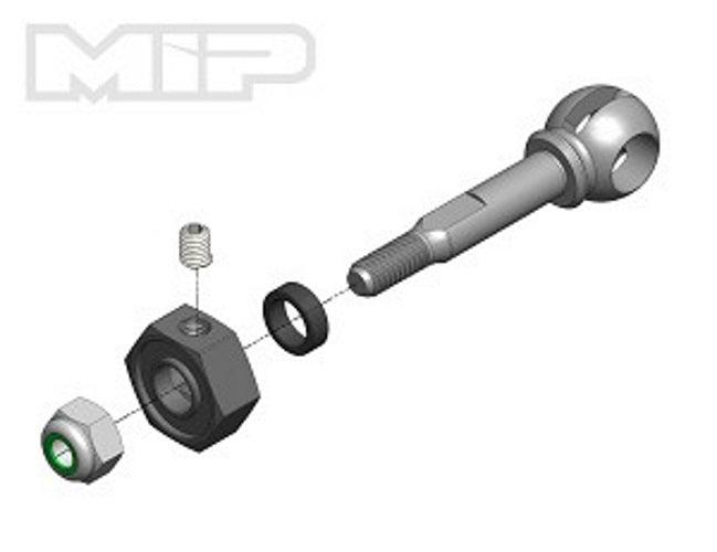 MIP X-Duty CVD Axle 10mm Offset /5mm Bearing Traxxas Slash/ 4x4 Rustler Stamp