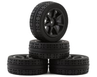 MJX HYPER GO 10306 Pre-Mounted On-Road Tires (Black) (4)
