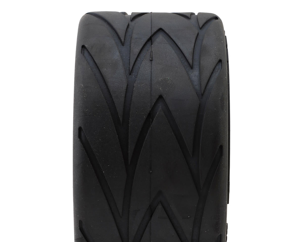 Method RC Velociter Belted Pre-Mount 1/7 On-Road Rear Tires (Black) (2) w/Hive 17mm Hex Wheels