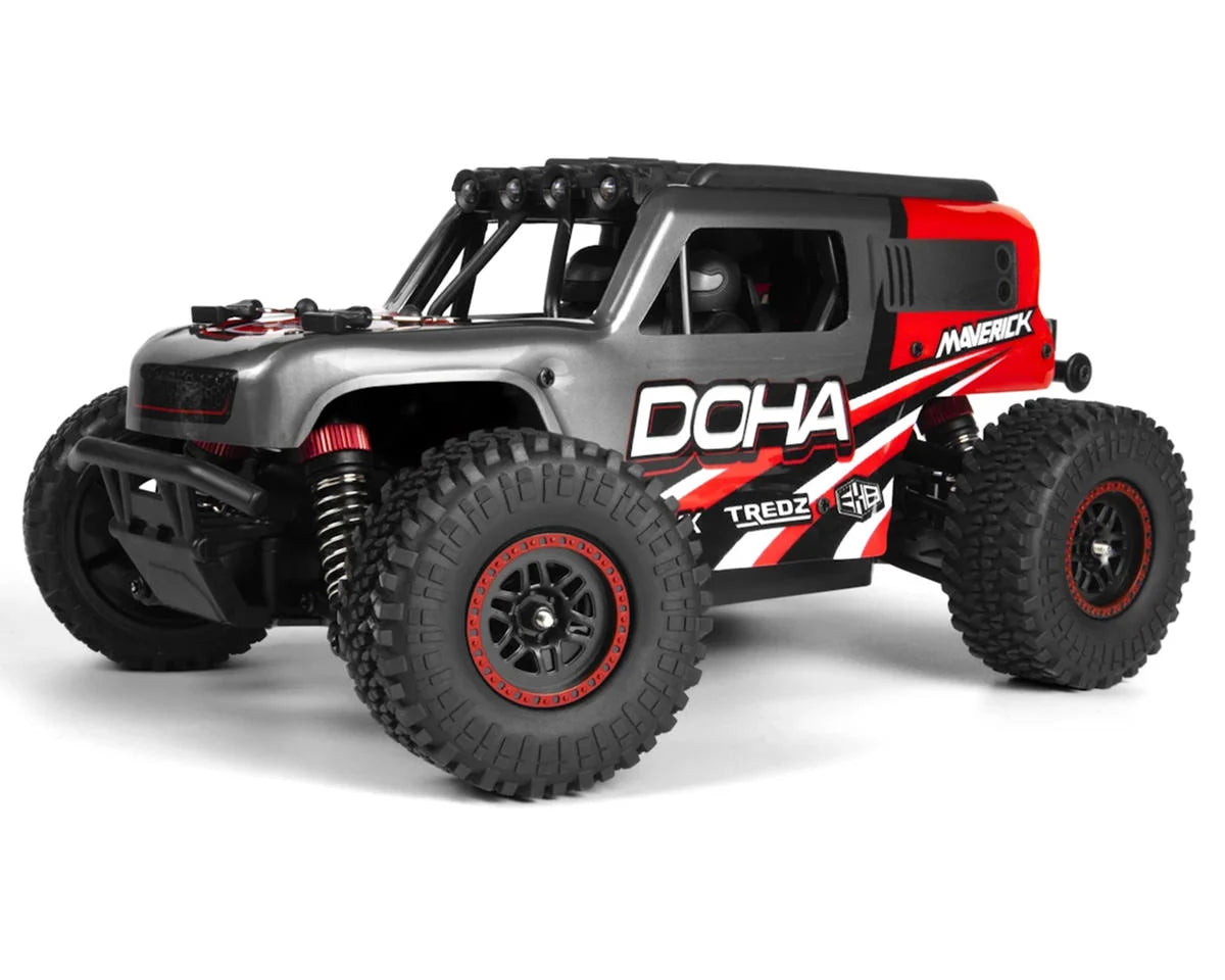 Maverick MVK150701 DOHA 1/20 RTR 4WD Electric Mini Desert Truck (Red)