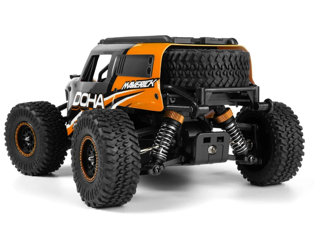 Maverick MVK150702 DOHA 1/20 RTR 4WD Electric Mini Desert Truck (Orange)