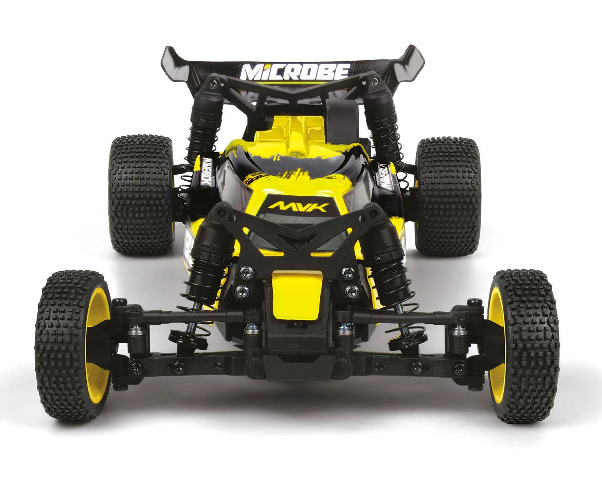 Maverick MVK150871 Microbe Flux 1/24 Brushless RTR 2WD Buggy (Yellow) w/2.4GHz Radio, Battery & Charger