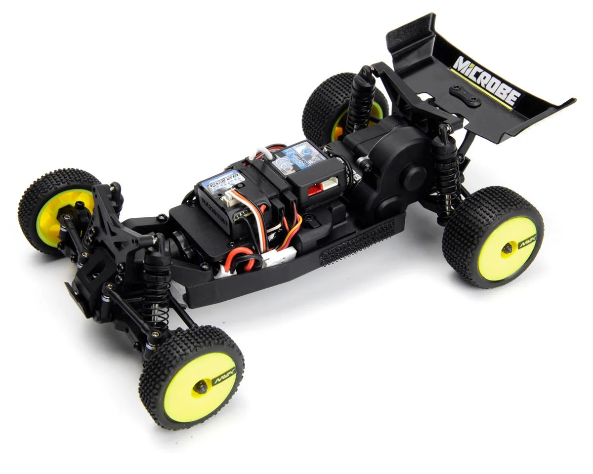 Maverick MVK150871 Microbe Flux 1/24 Brushless RTR 2WD Buggy (Yellow) w/2.4GHz Radio, Battery & Charger