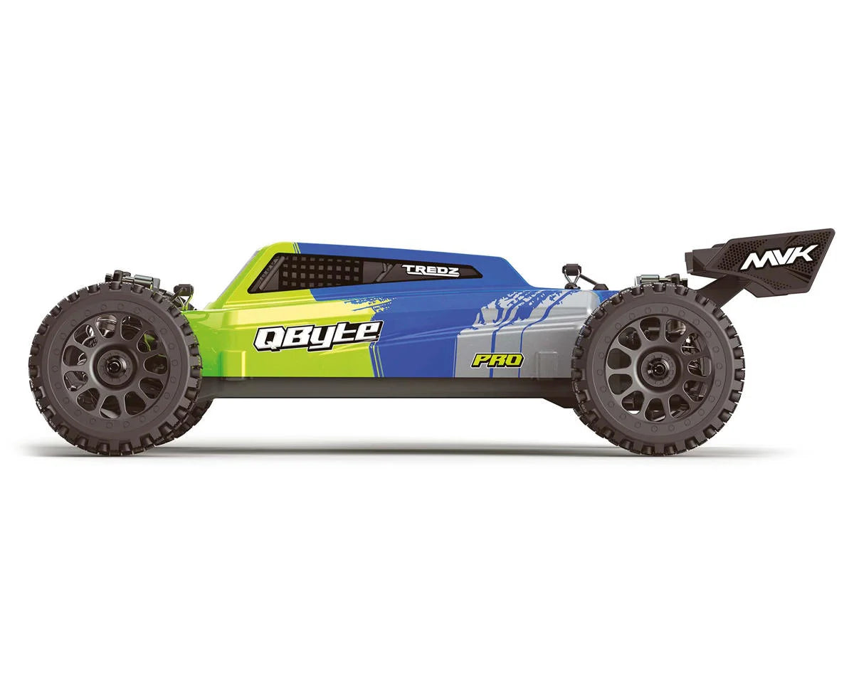 Maverick MVK151403 QByte XB Pro 1/12 Brushless RTR 4WD Electric Off-Road Buggy (Fluoro Green) w/2.4GHz Radio