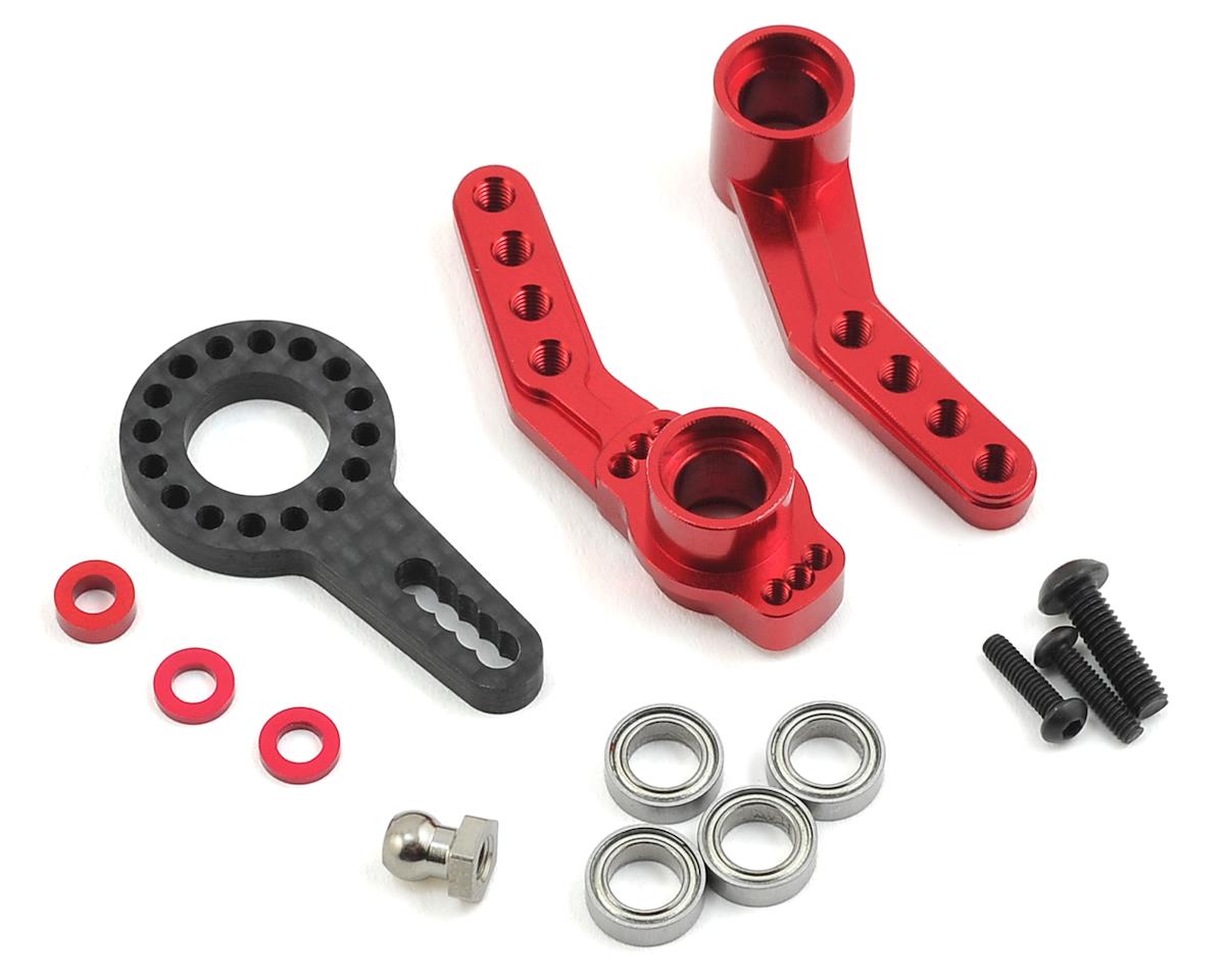 MST 210589R RMX 2.0 Aluminum Steering Arm Set (Red)