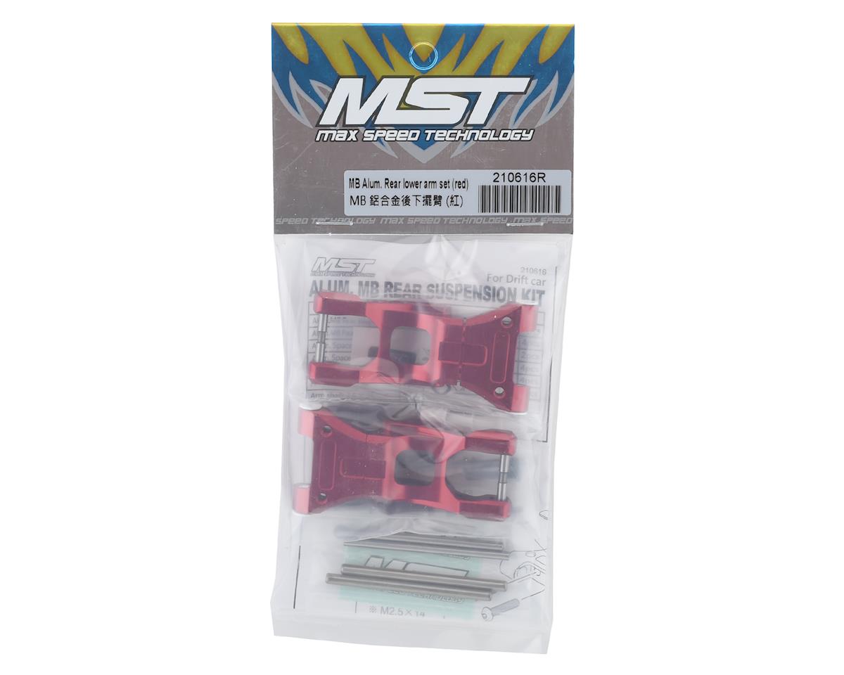 MST 210616R MB Alumbre. Juego de brazo inferior trasero (rojo)