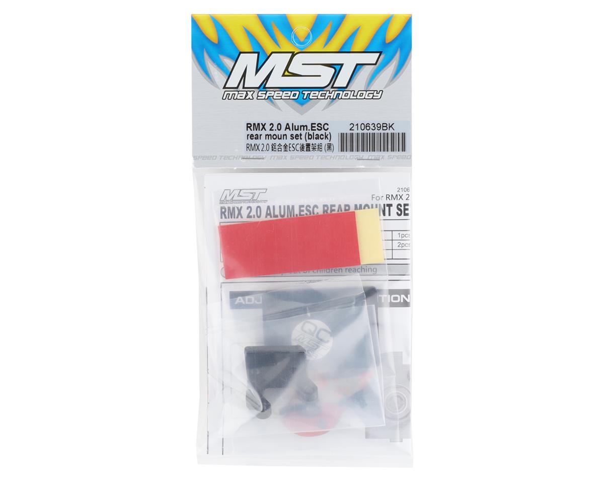 MST 210639BK RMX 2.0 Alum.ESC rear moun set (black)