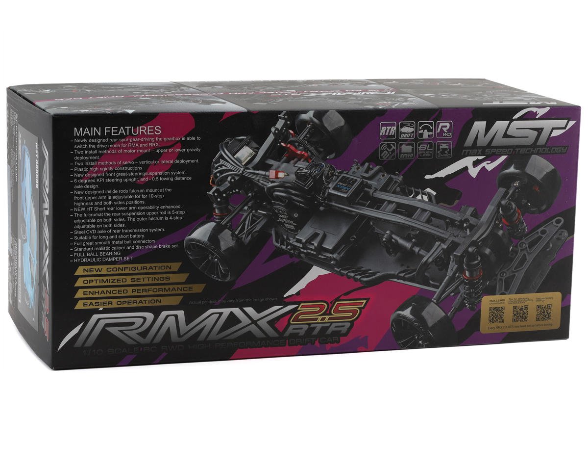 MST RMX 2.5 1/10 2WD Brushless RTR Drift Car w/GR86RB Body (Nitrous Blue) 533913LB
