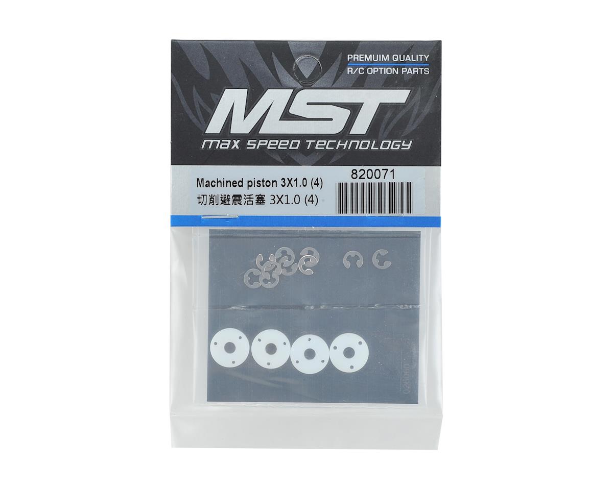 MST Machined Shock Piston (4) (3x1.0)