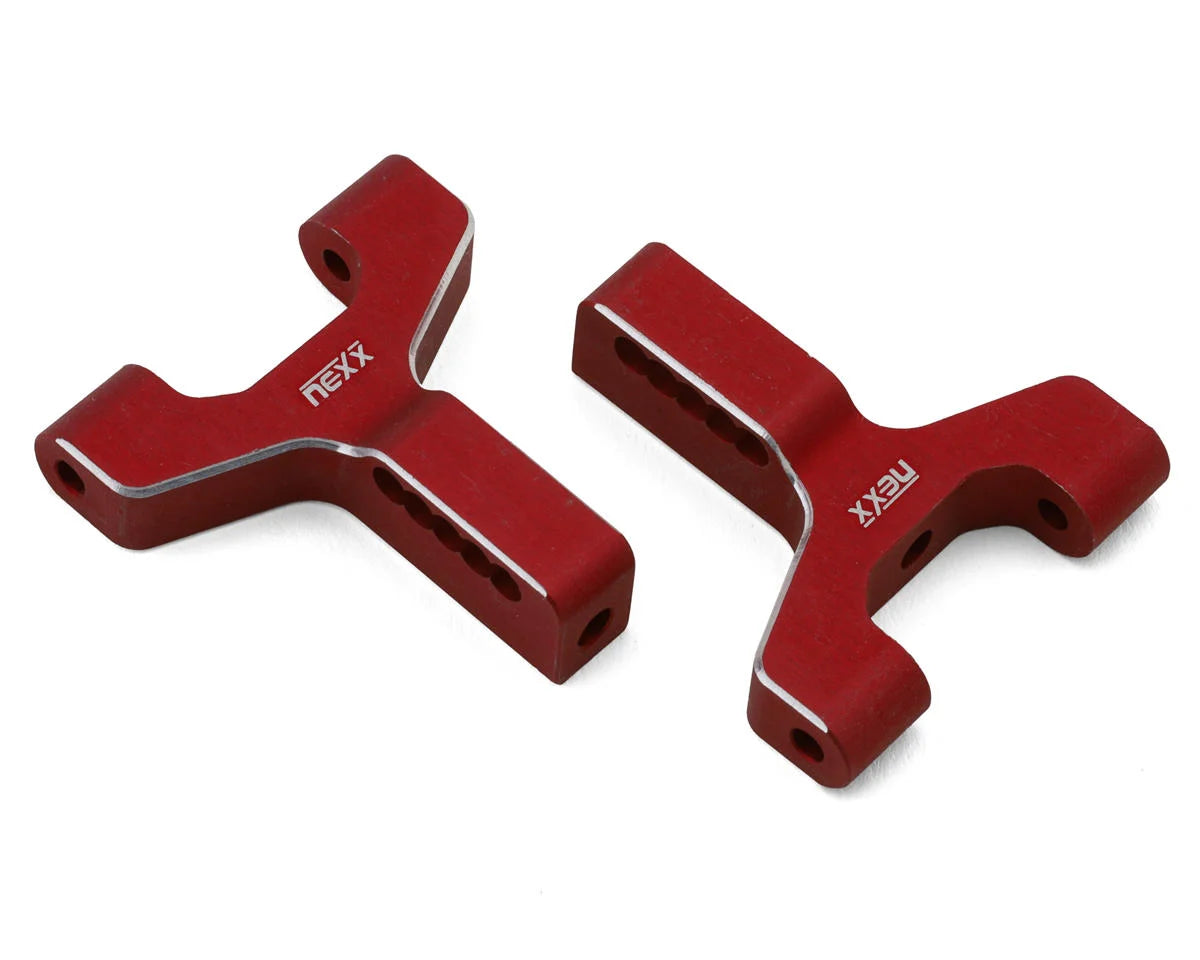 NEXX RACING NX-446-R RMX2.5 CNC-Machined Aluminum Front Lower Arms (Red) (2)
