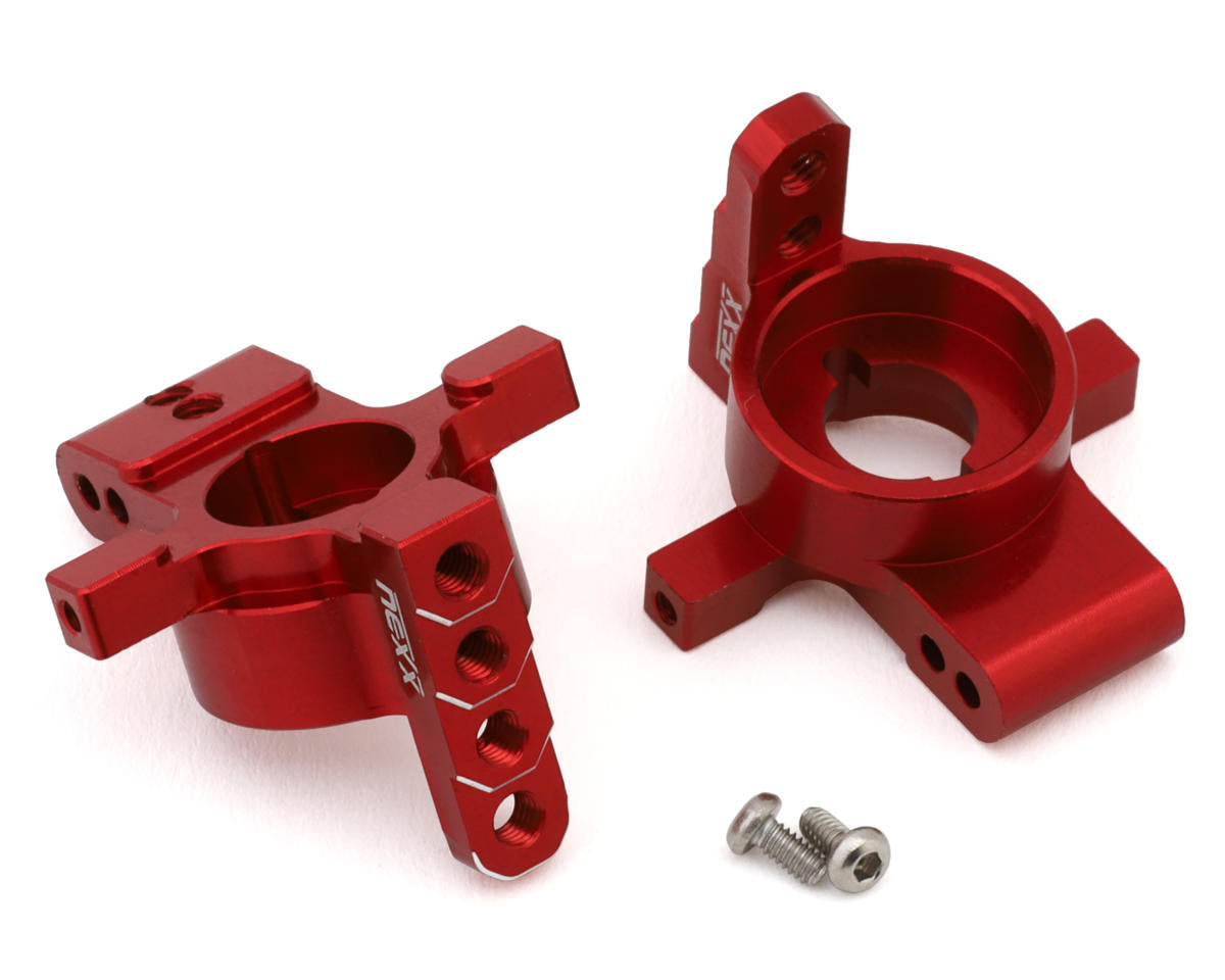 NEXX NX-481-R Racing MST RMX 2.5 Aluminum Rear Knuckles Set (Red) (2)