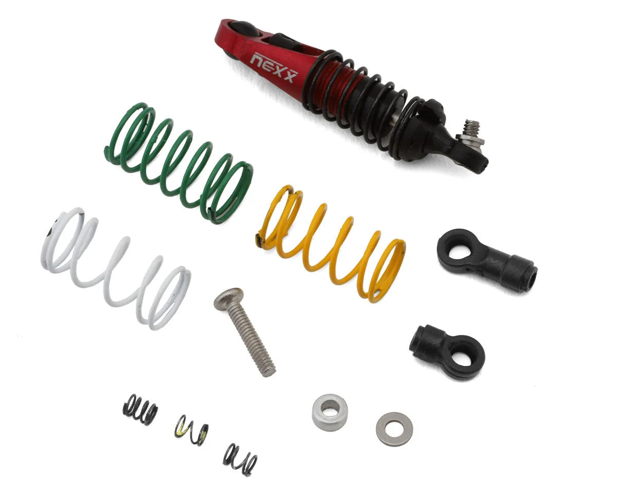 NEXX Racing nxusa--300-60-R Mini-Z Premium Aluminum Dual Spring Oil-Filled Center Shock (RED)