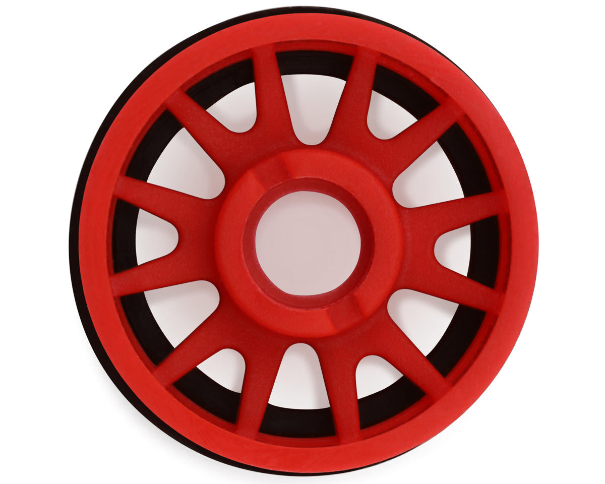 NEXX Racing Mini-Z RWD "JUD" EVO Front Threaded Side-Wall Carbon Fiber Rims (0mm Offset) (Red) (2)