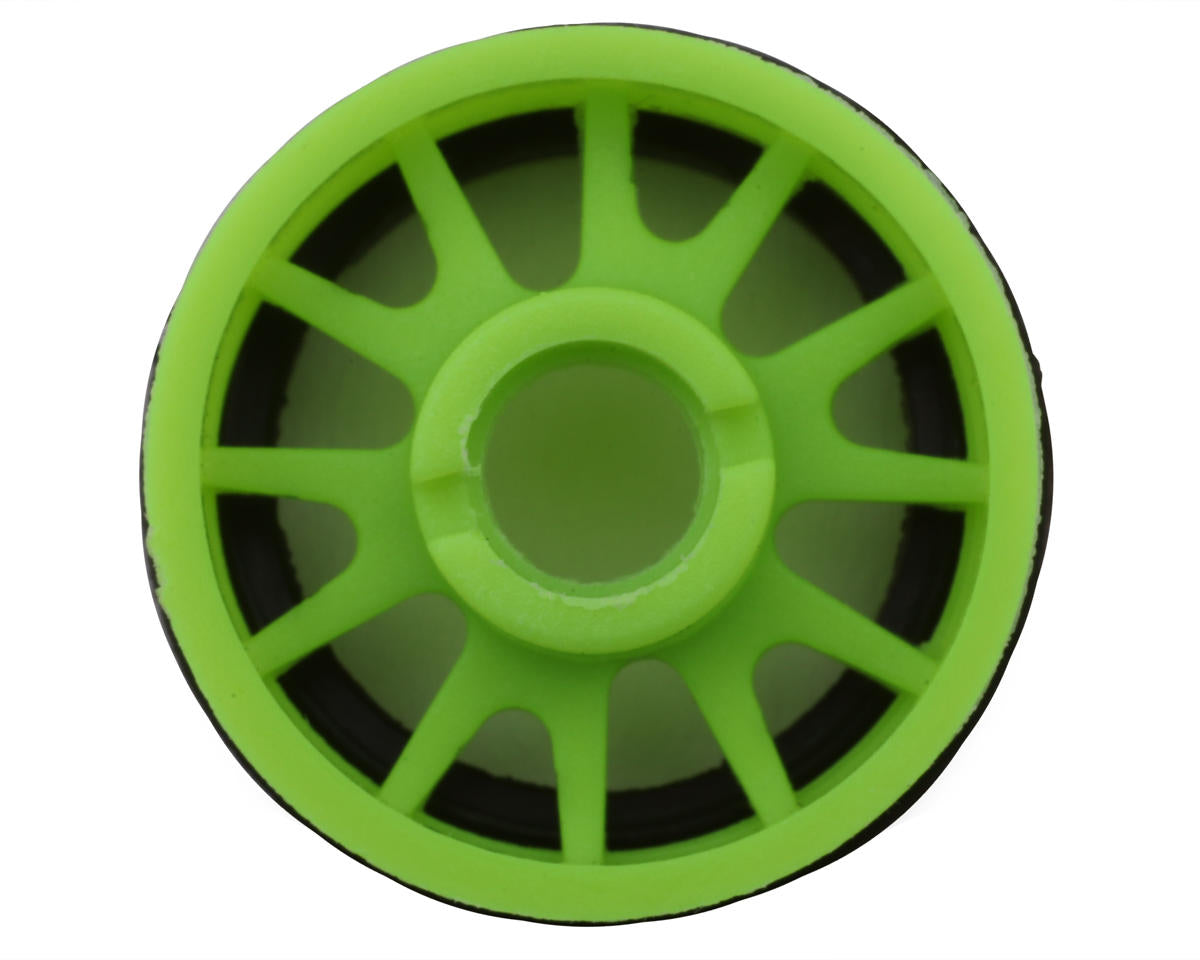 NEXX Racing Mini-Z RWD "JUD" EVO Front Threaded Side-Wall Carbon-Fiber Rims (2mm Offset) (Green) (2)