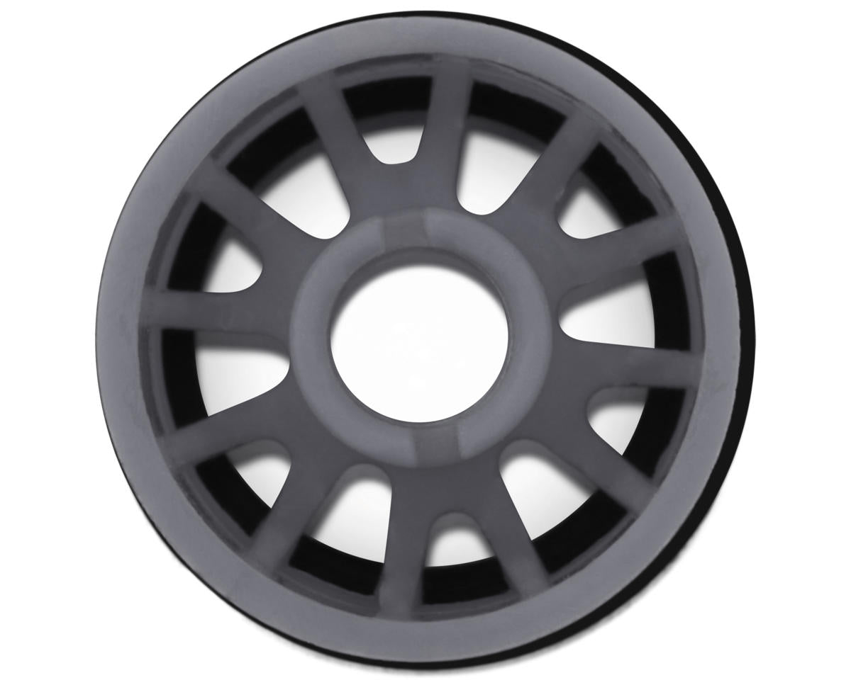 NEXX Racing Mini-Z RWD "JUD" EVO Rear Threaded Side-Wall Carbon Fiber Rims (0mm Offset) (Grey) (2) (Wide)