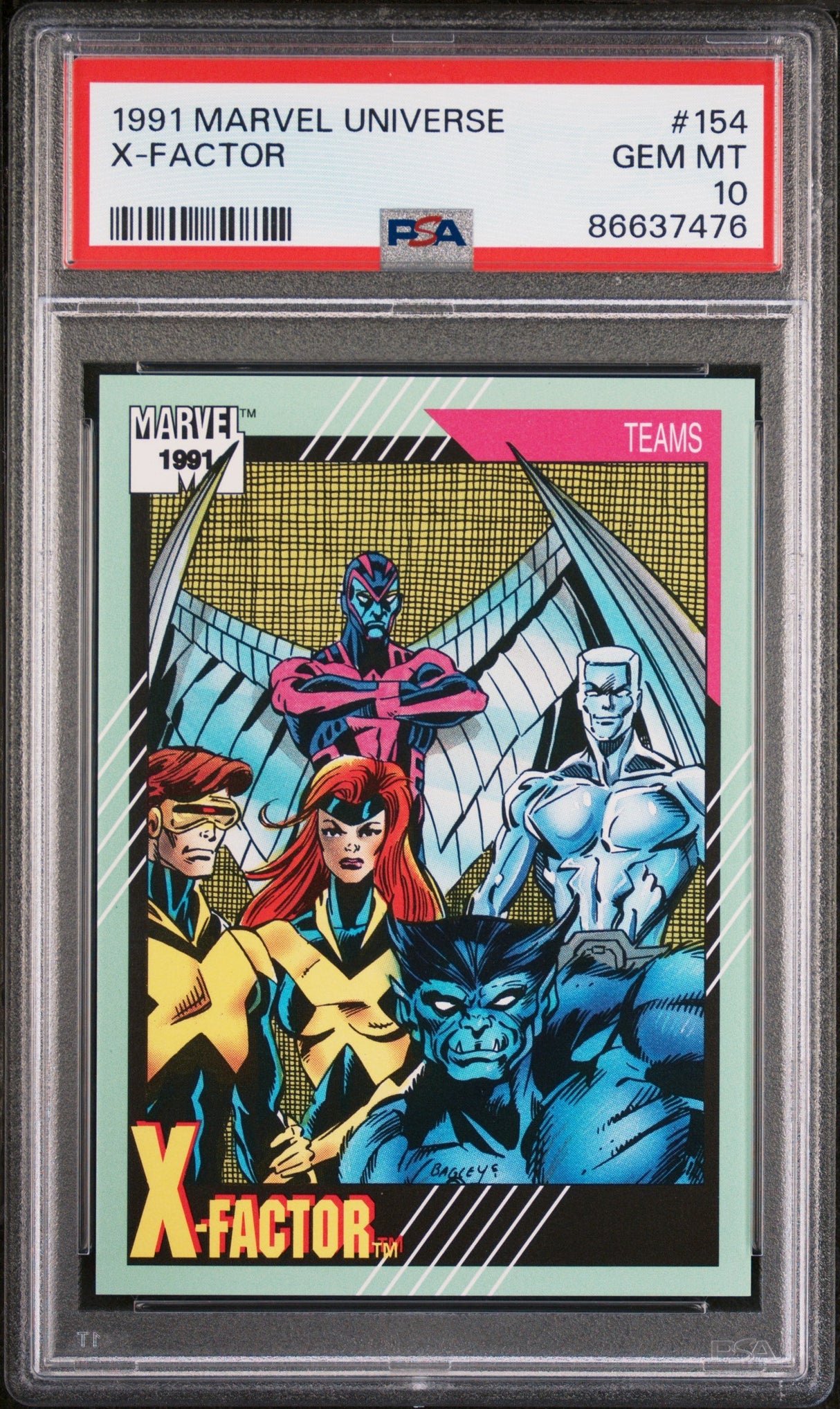 1991 MARVEL UNIVERSE X-FACTOR #154 - PSA 10