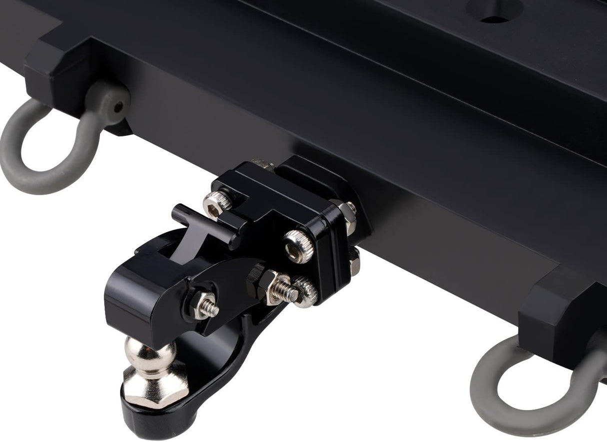 Powerhobby PHB5527Black Rescue Tow Trailer Hook Hitch Black 1/10 Crawler