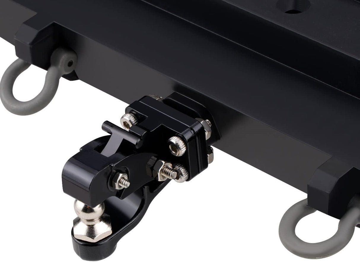 Powerhobby Rescue Tow Trailer Hook Hitch Black 1/10 Crawler