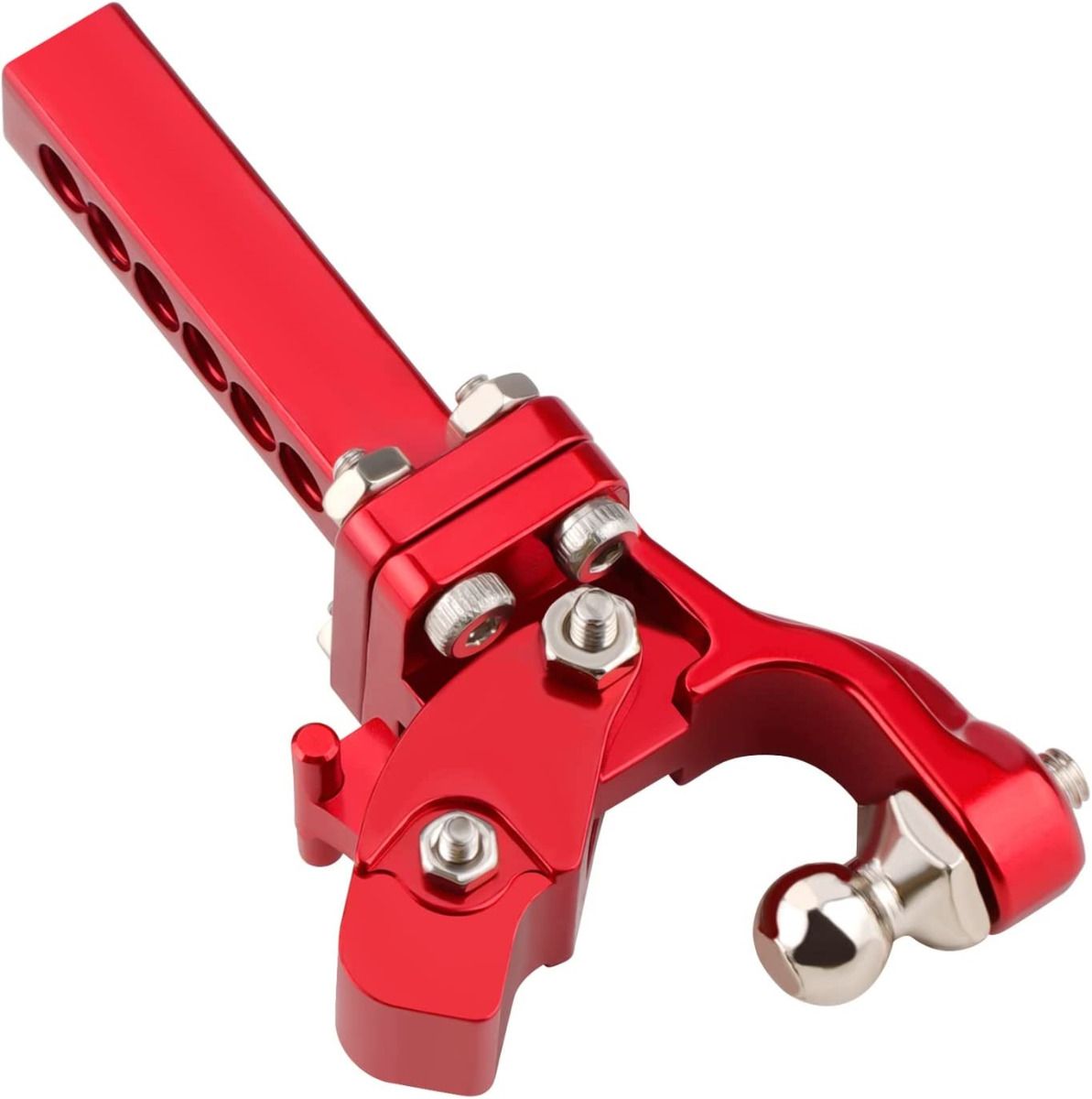 Powerhobby PHB5527Red Rescue Tow Trailer Hook Hitch Red 1/10 Crawler