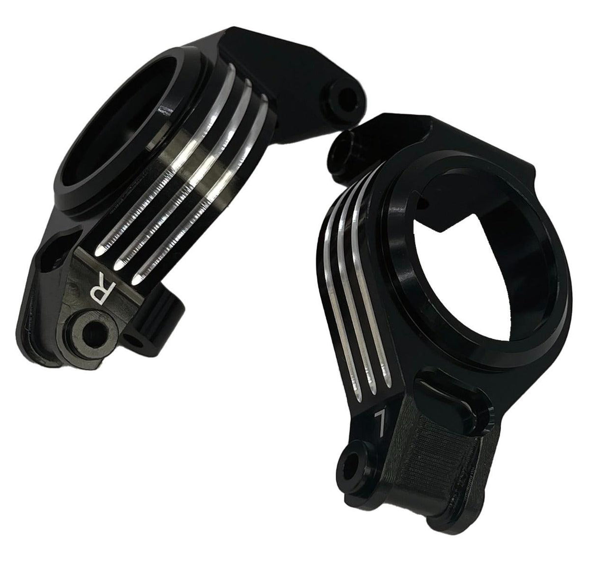Powerhobby Aluminum Caster Blocks C-Hubs Black FOR Traxxas X-Maxx