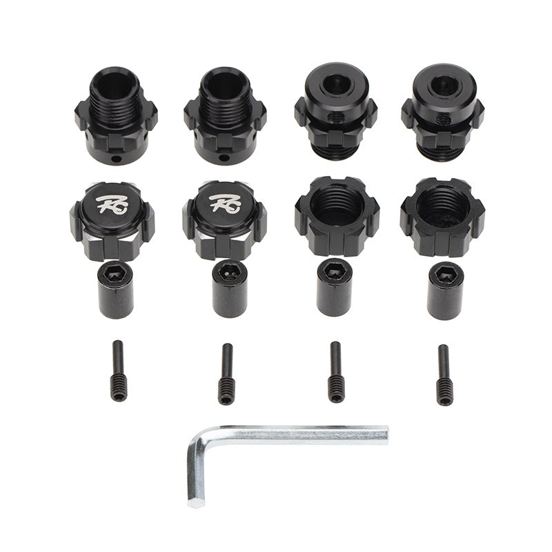 Powerhobby Aluminum 17mm Splined Wheel Hubs FOR Traxxas E-Revo Summit