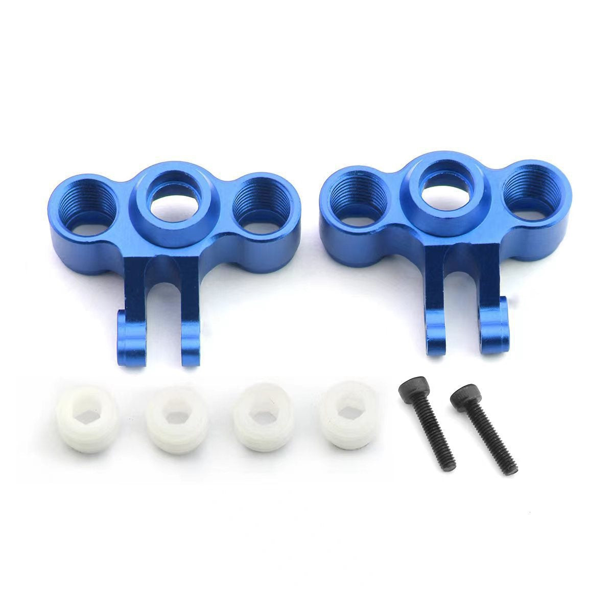 Powerhobby Aluminum Steering Knuckles Blue FOR Traxxas 1/6 E-Revo Slash Summit