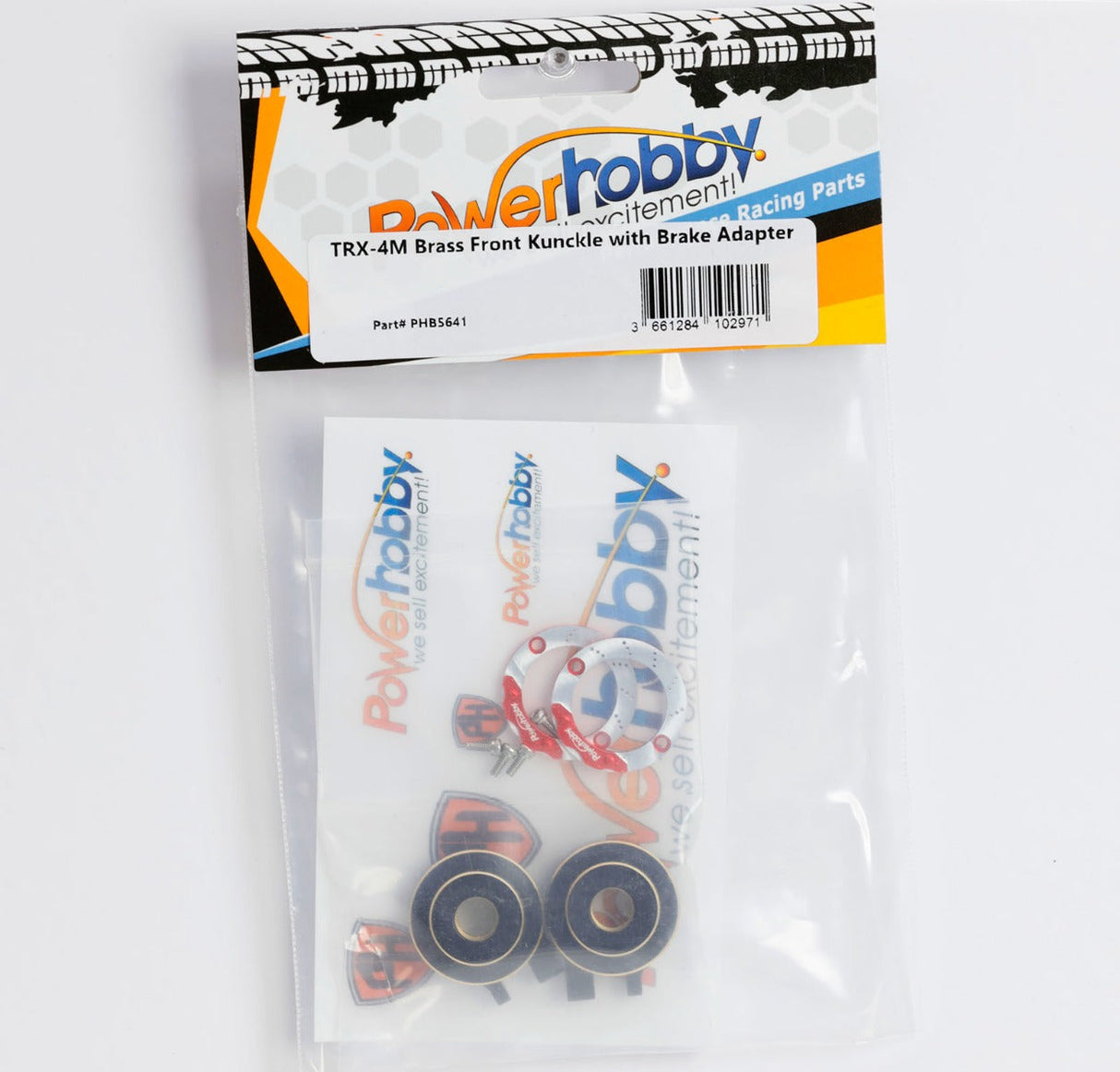 Powerhoby Aluminum Front Kunckle with Brake Adapter FOR Traxxas TRX-4M