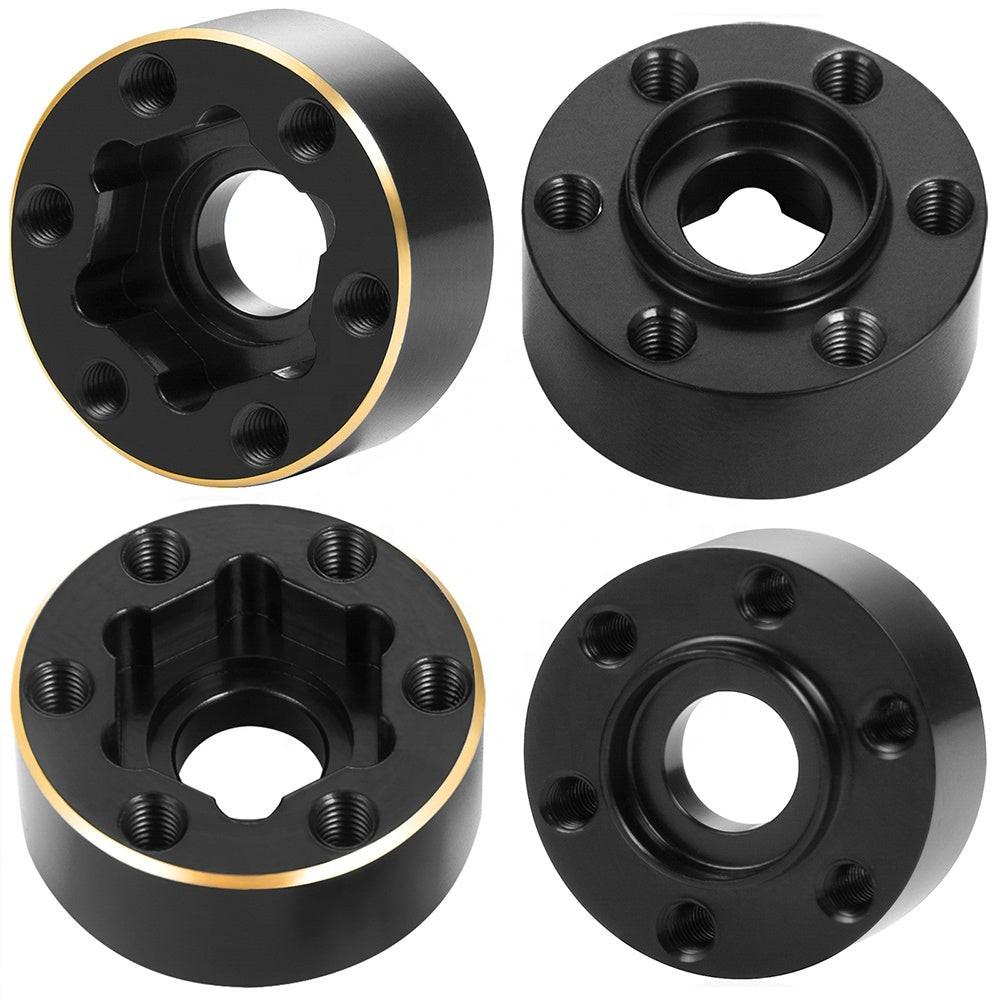 Powerhobby Brass Wheel Hub Hex Adapter Counterweight 15mm FOR SCX10 TRX-4 TRX-6