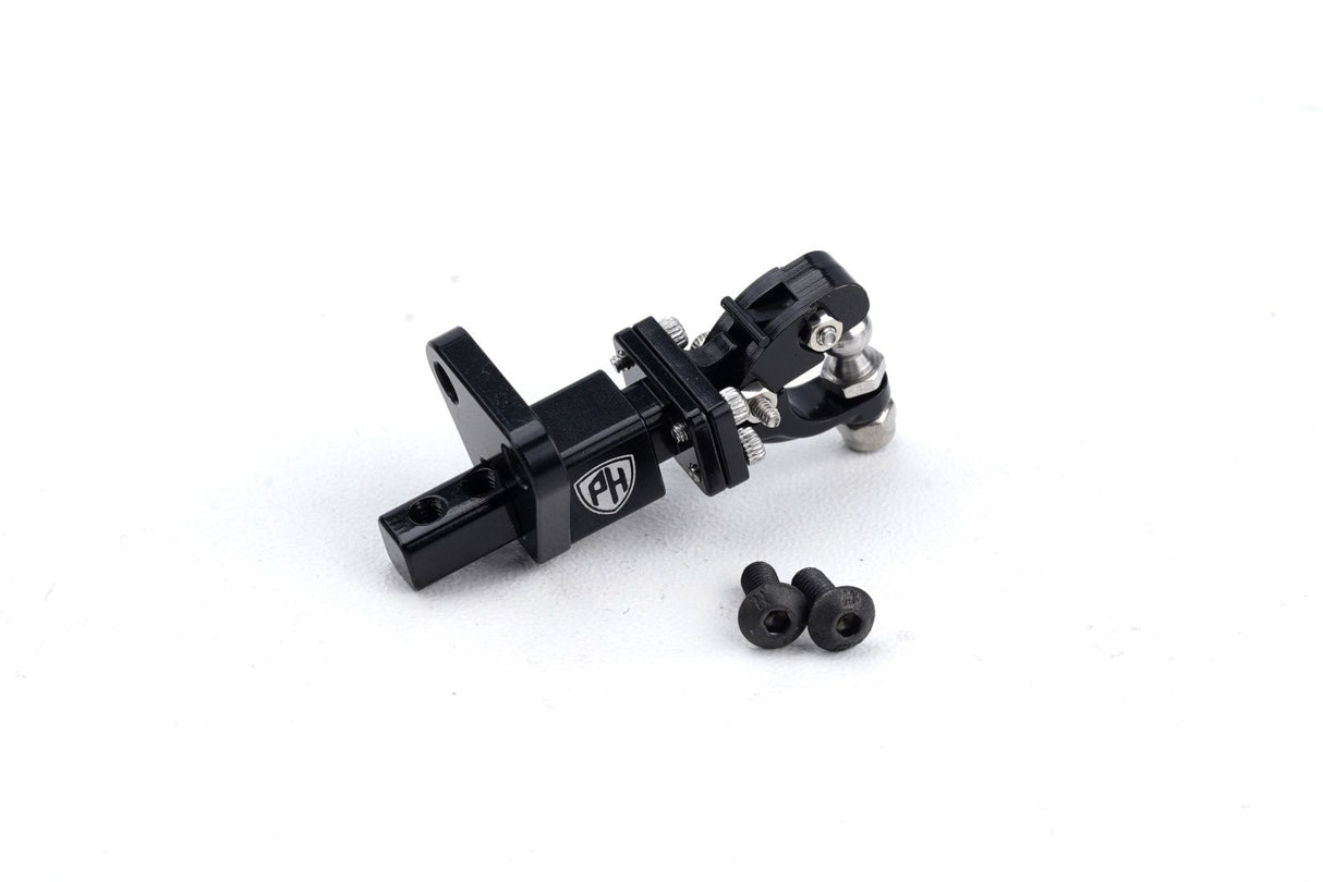 Powerhobby PHB5766 crochet de remorquage en aluminium noir attelage de remorque noir pour Traxxas TRX-4M
