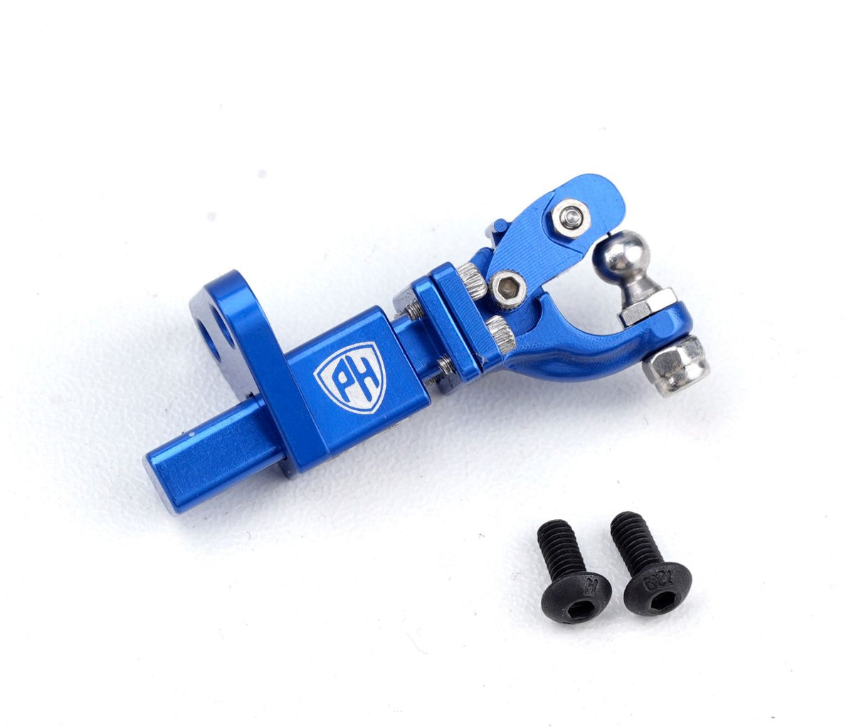 Powerhobby PHB5766Enganche de remolque con gancho de remolque de aluminio azul para Traxxas TRX-4M