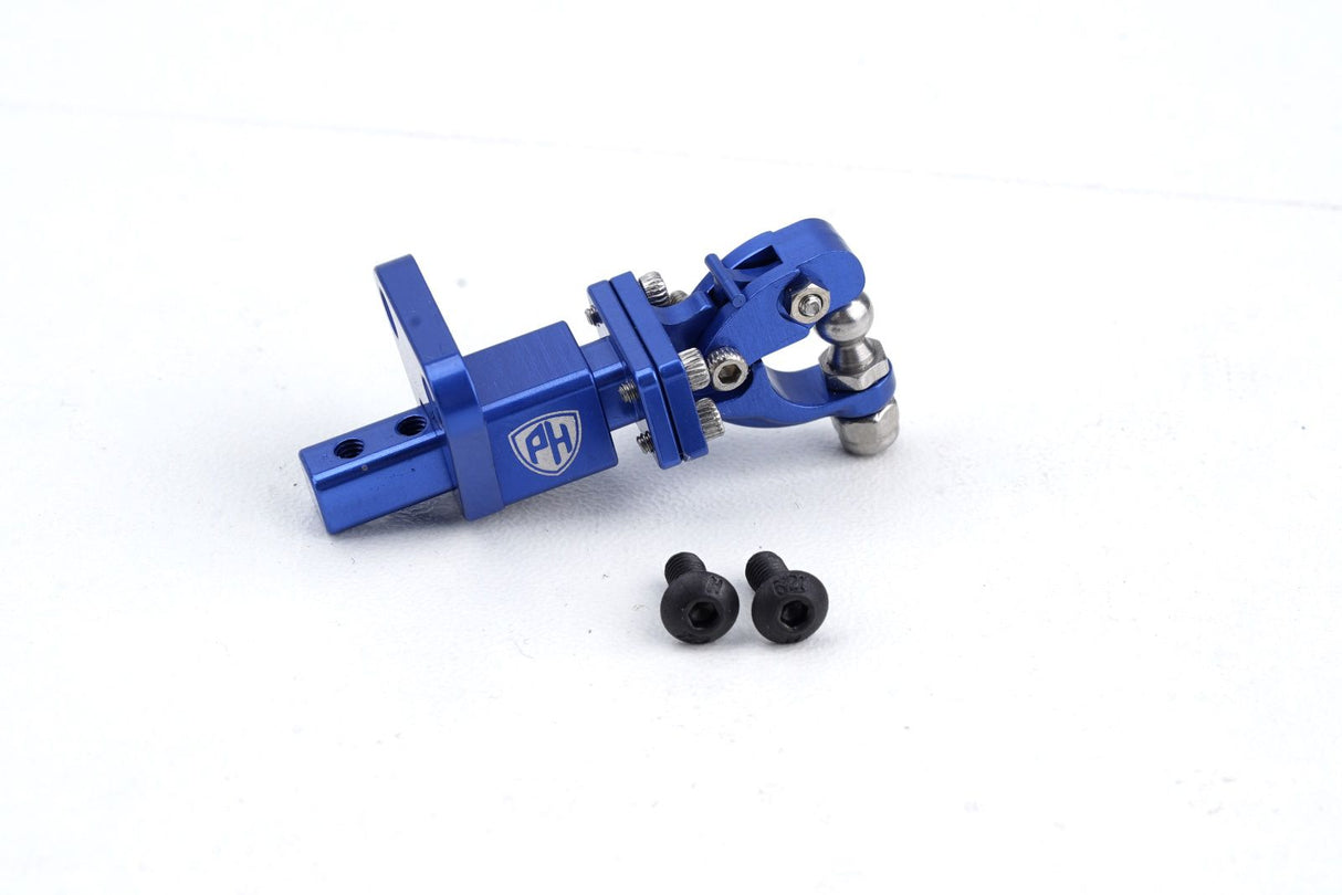 Powerhobby PHB5766Enganche de remolque con gancho de remolque de aluminio azul para Traxxas TRX-4M