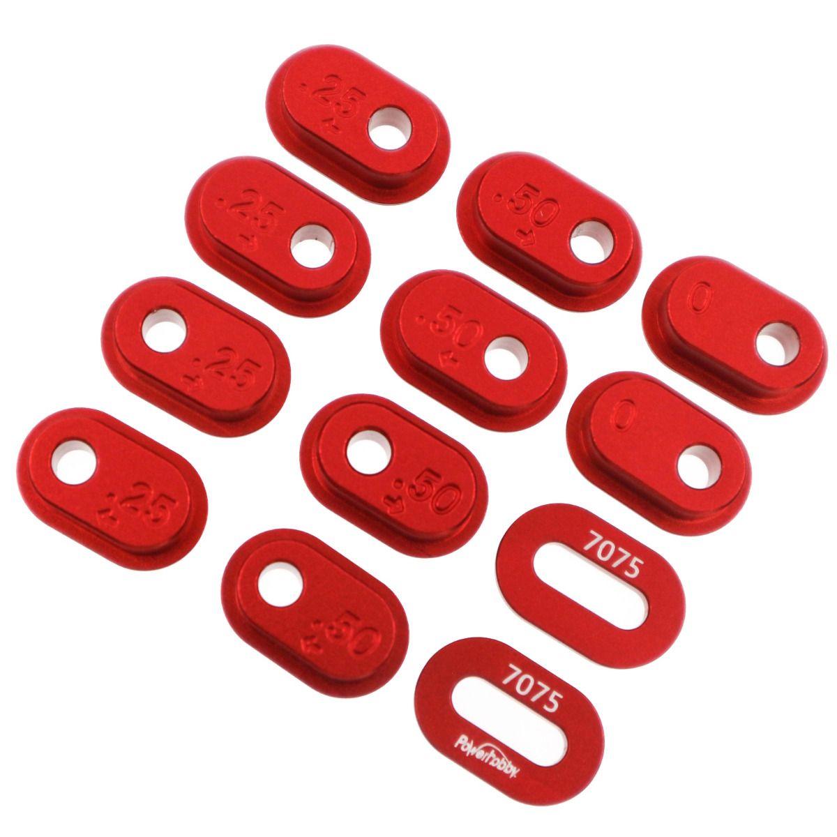Powerhobby PHB5864RED 7075 Aluminum Chain Tension Adjuster Set Red Losi Promoto MX