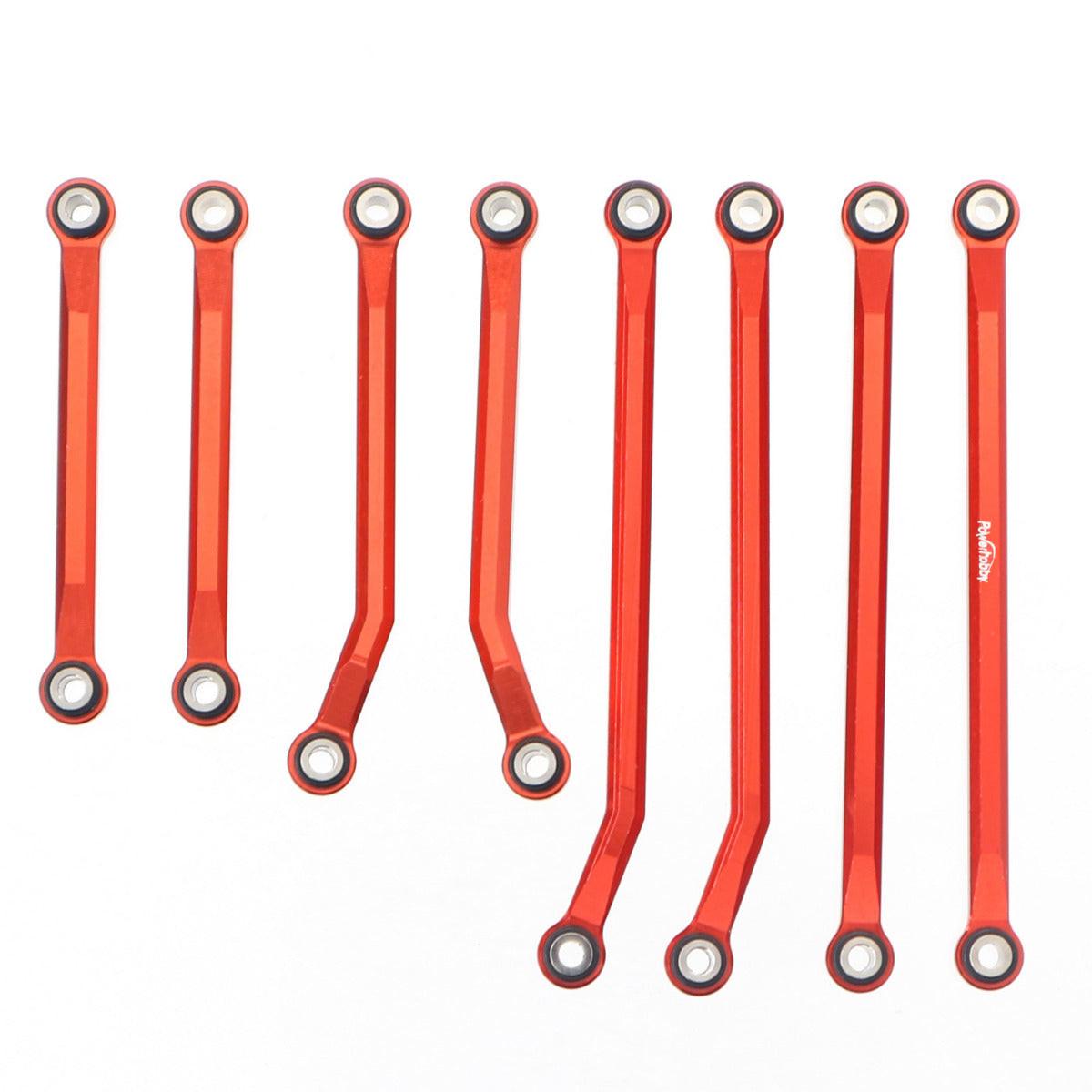 Powerhobby Aluminuim Chassis Linkage Set FOR Traxxas TRX-4M K10 RED
