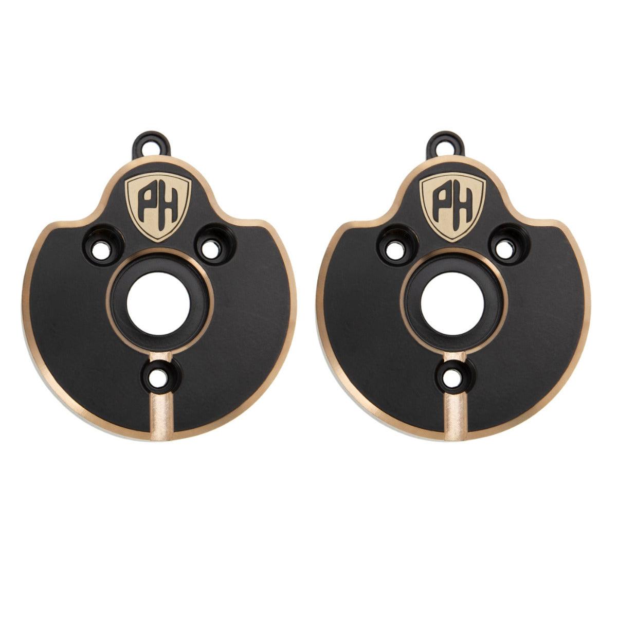 Powerhobby Brass Rear Axle Portal Covers Axial SCX10 II
