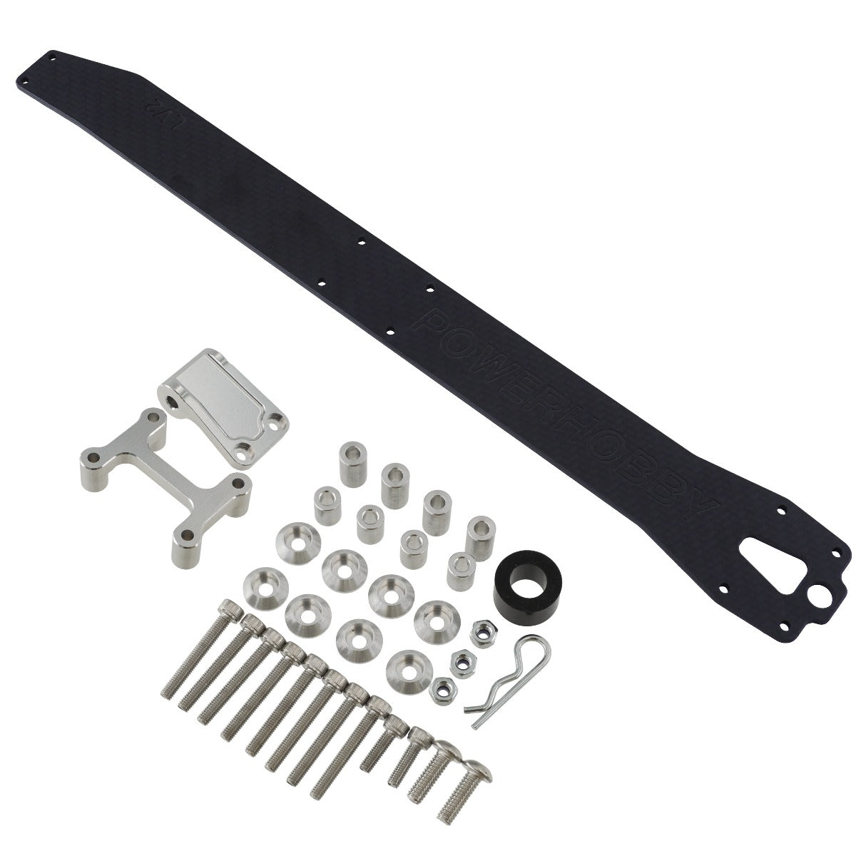 Powerhobby Carbon Fibre Center Top Deck Brace Arrma 6S Infraction / Felony / Limitless