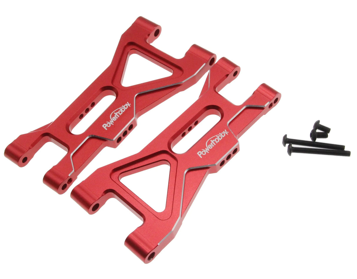 Powerhobby phb6517 Aluminum Front Lower Suspension Arms Red Arrma Gorgon